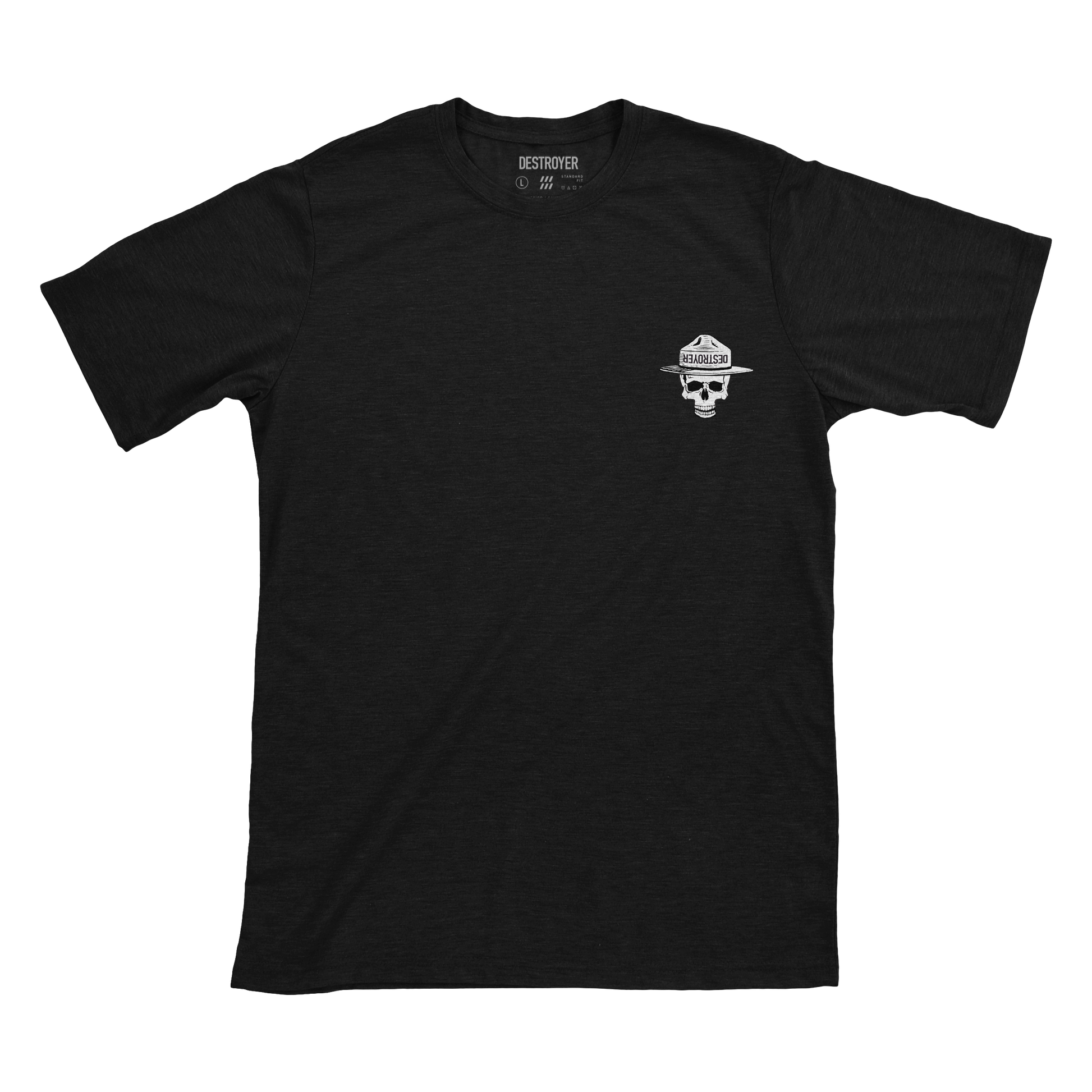 【HYDROGEN】 ★ Uni Skull Heritage Graphic S/S T-Shirt ★ skull_black_front.png?v=